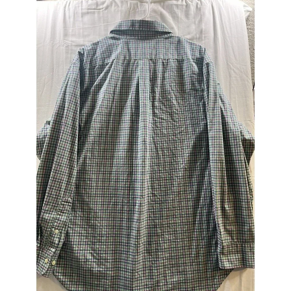Ralph Lauren Shirt Mens 17 1/2 34/35 Long Sleeve Button Classic XL To XXL.   A31 - Picture 3 of 4